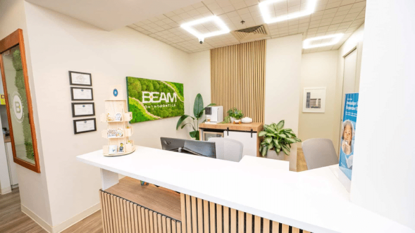 Front Desk Beam Orthodontics in Sugar Land, TX