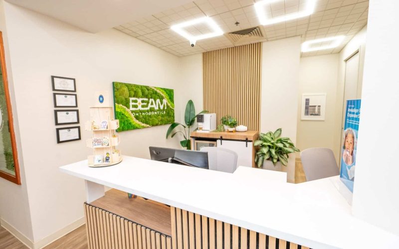 Front Desk Beam Orthodontics in Sugar Land, TX